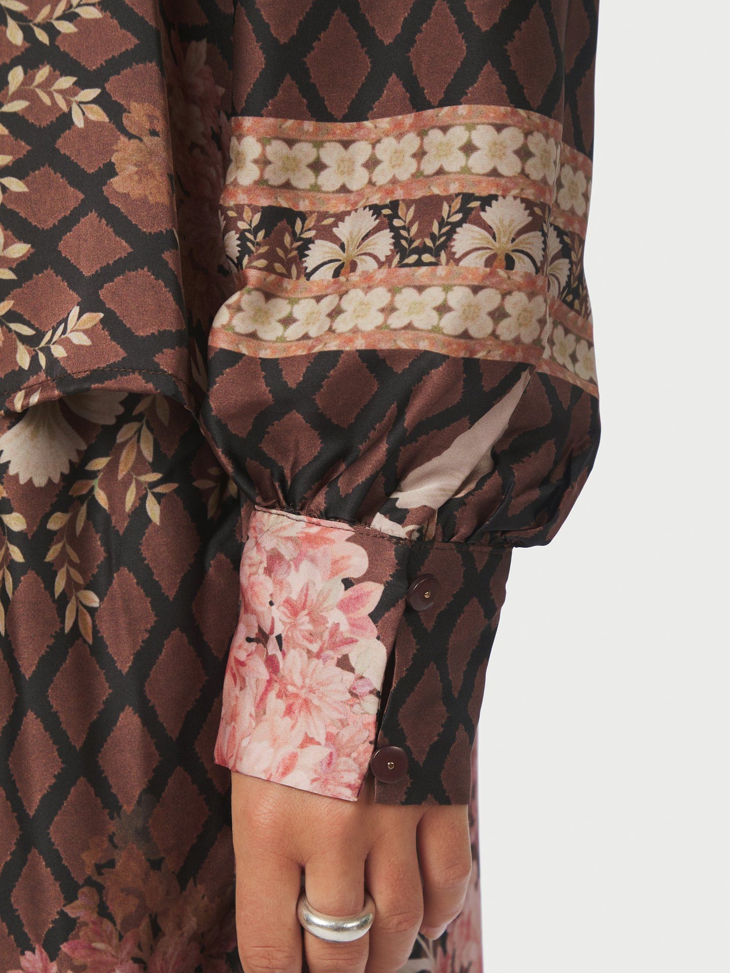 Neo Noir Massima Botanical Border Blouse