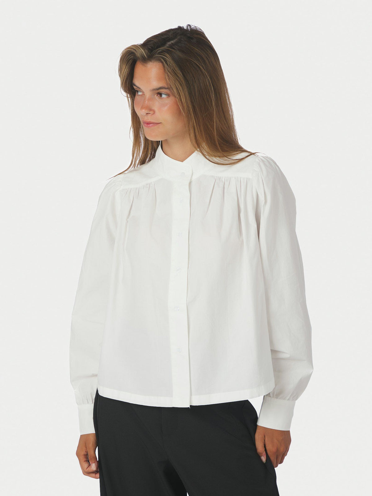 Neo Noir Melya Poplin Shirt