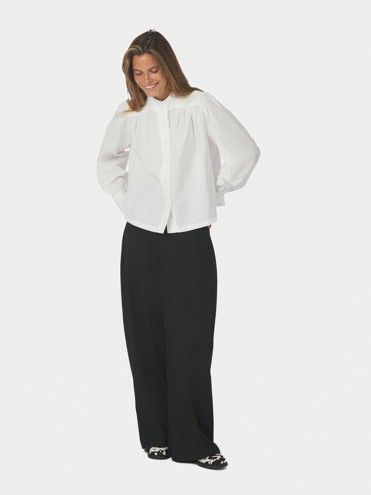 Neo Noir Melya Poplin Shirt