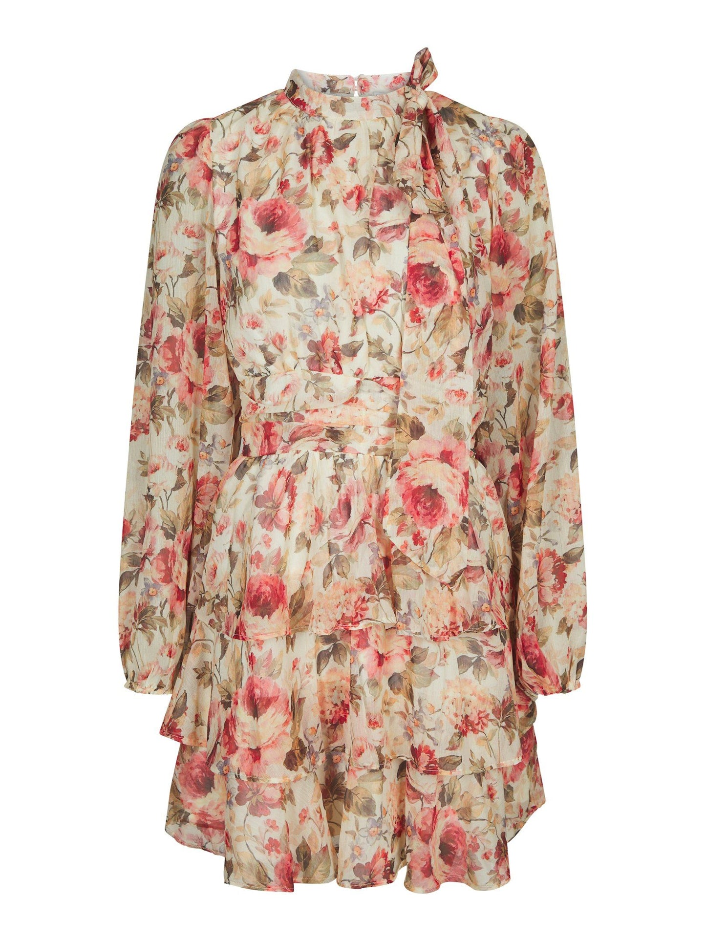 Neo Noir Mio Vintage Flower Dress
