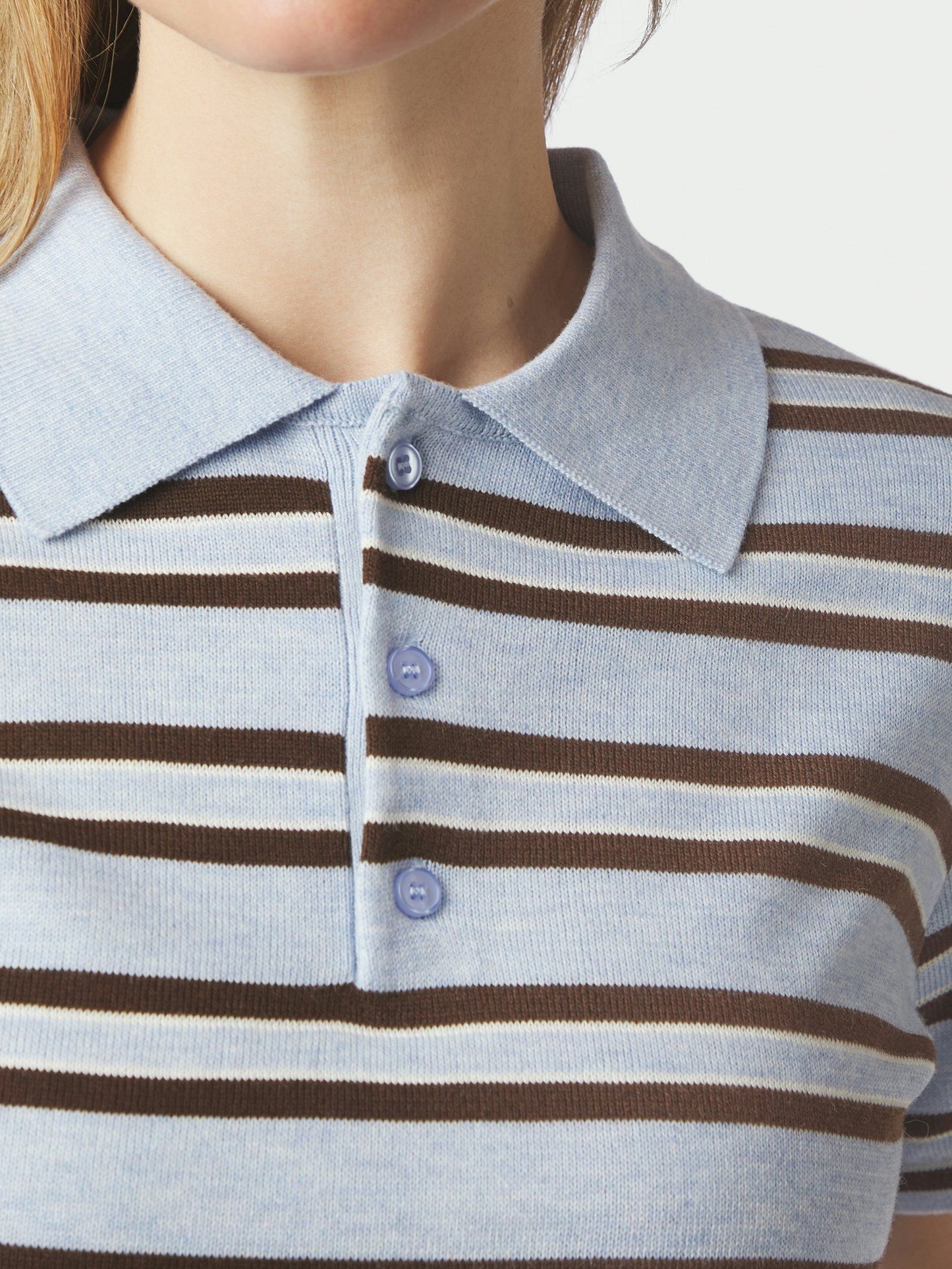 Neo Noir Mulann Polo Knit  Blouse