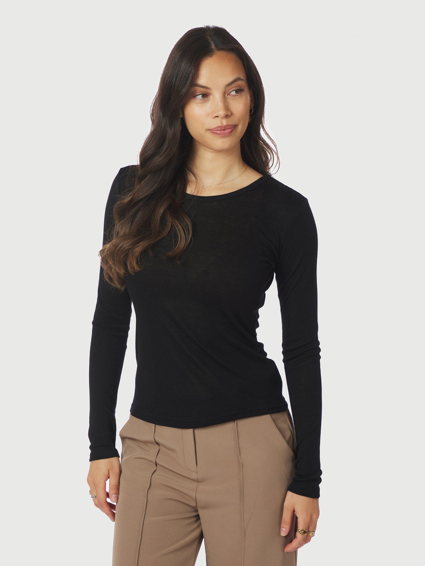 Neo Noir Nella Fine Rib Blouse