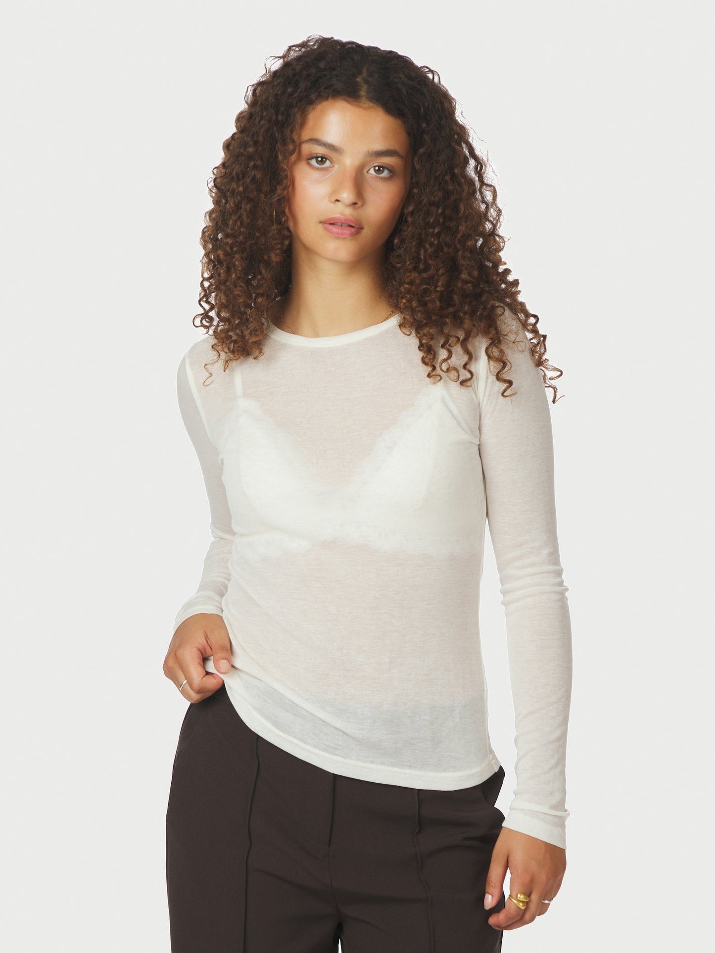 Neo Noir Nella Fine Rib Blouse