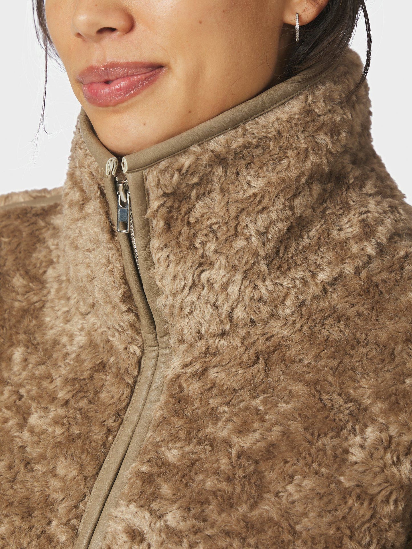 Neo Noir Nida Faux Fur Jacket