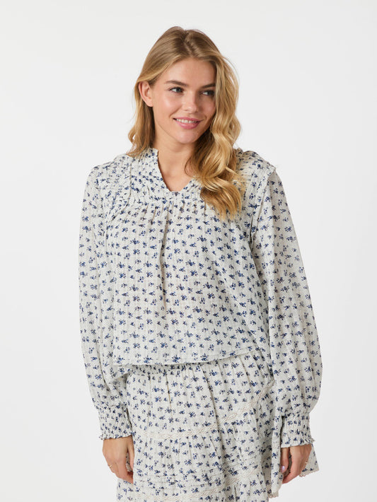 Neo Noir Nipoa Dot Flower Blouse