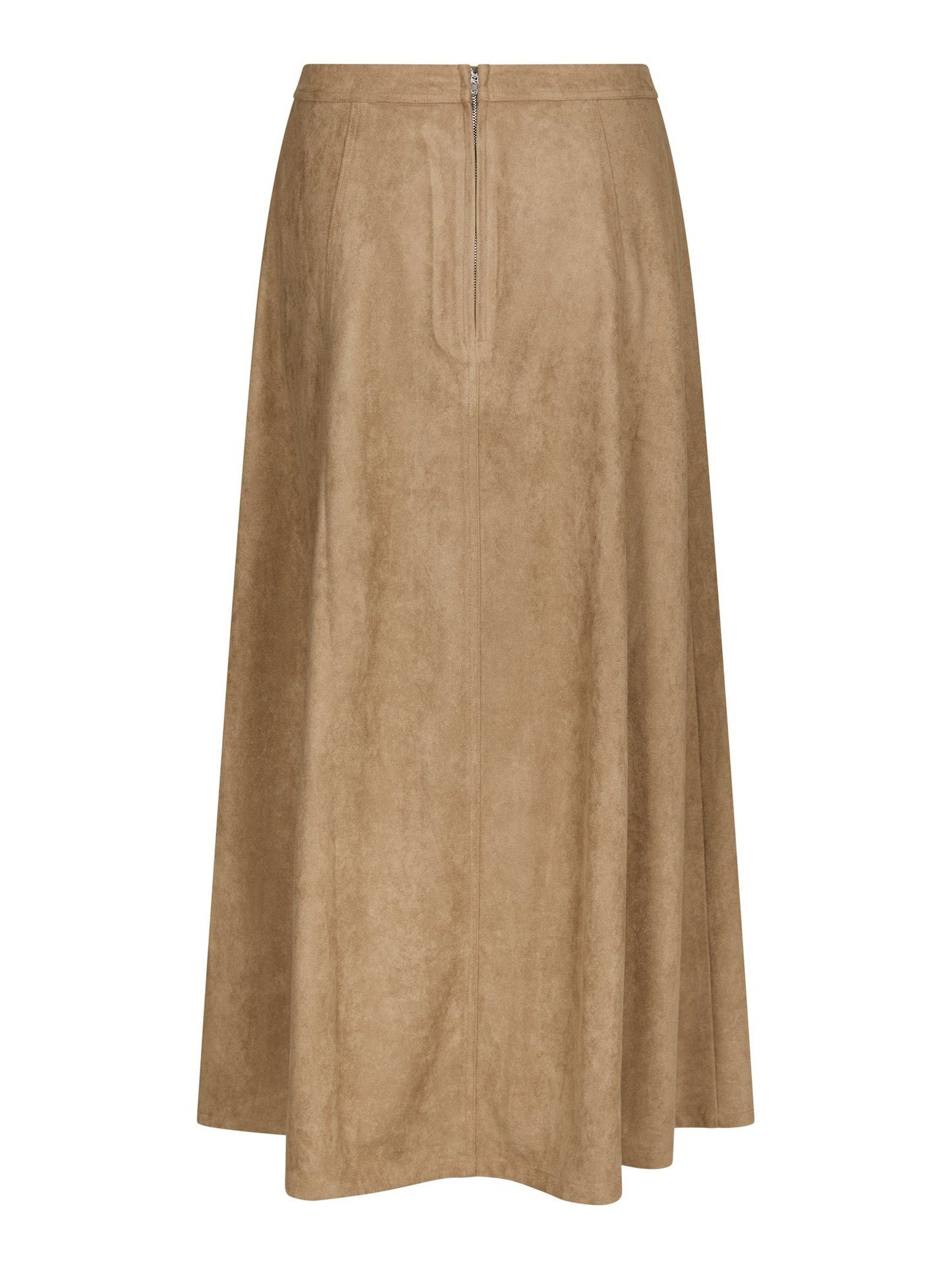 Neo Noir Raya Faux Suede Skirt