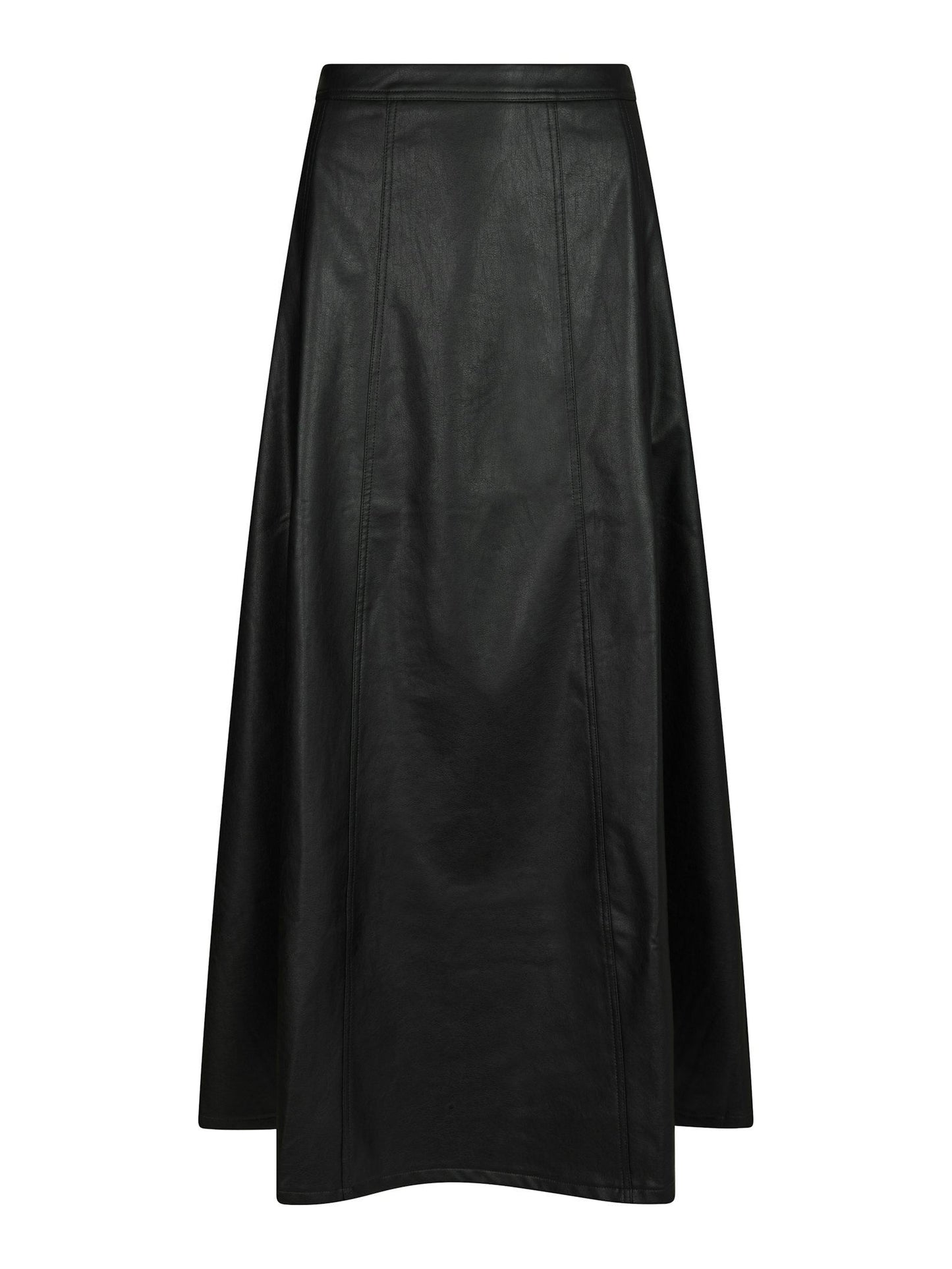 Neo Noir Raya Faux Leather Skirt