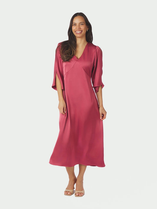 Neo Noir Remara Heavy Sateen Dress