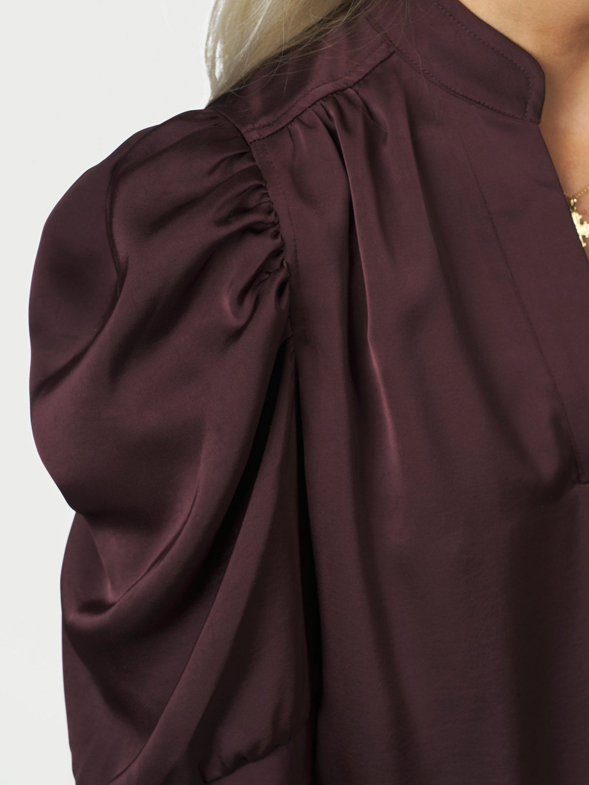 Neo Noir Roella Sateen Blouse