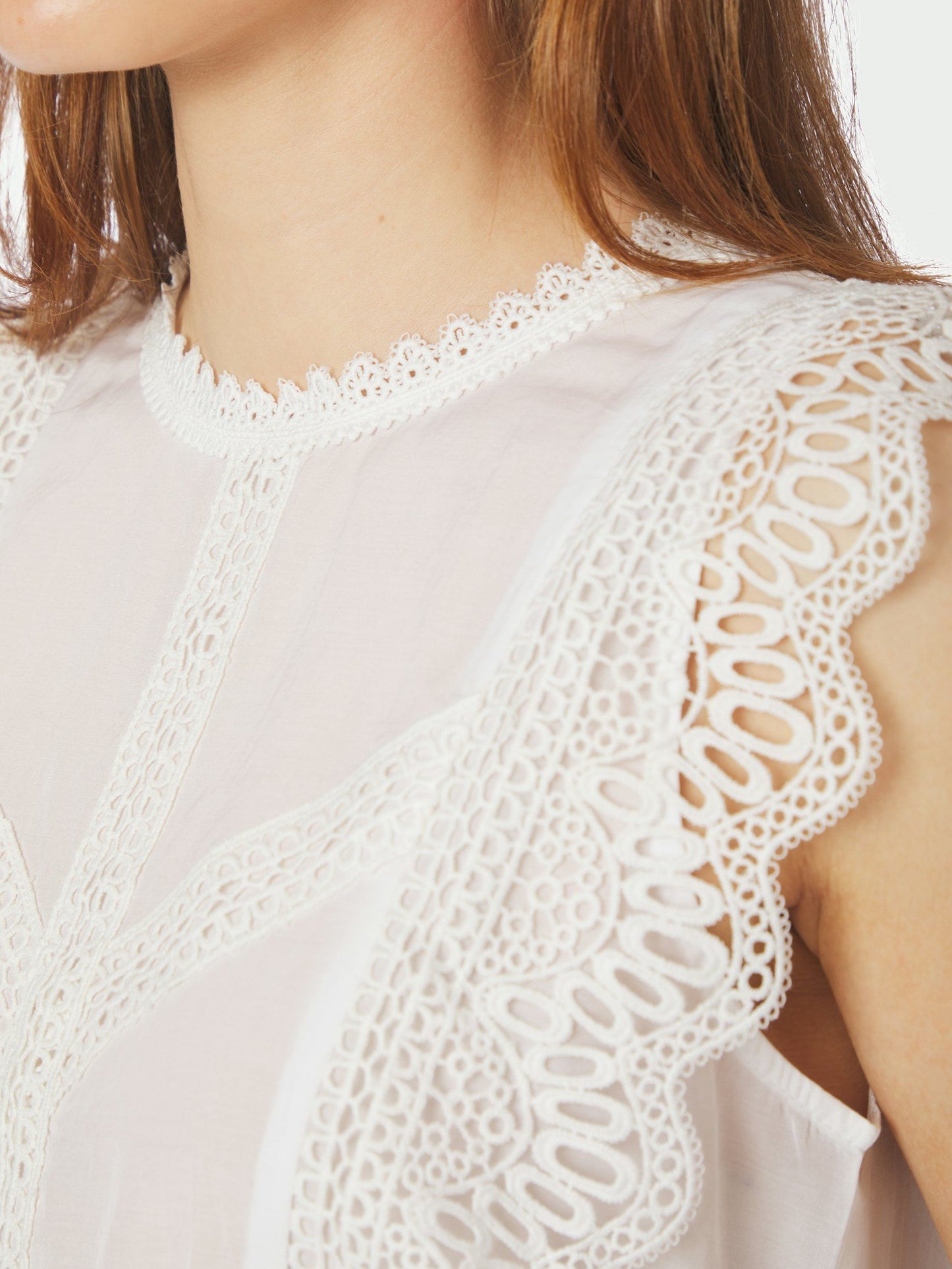 Neo Noir Samia Lace Top