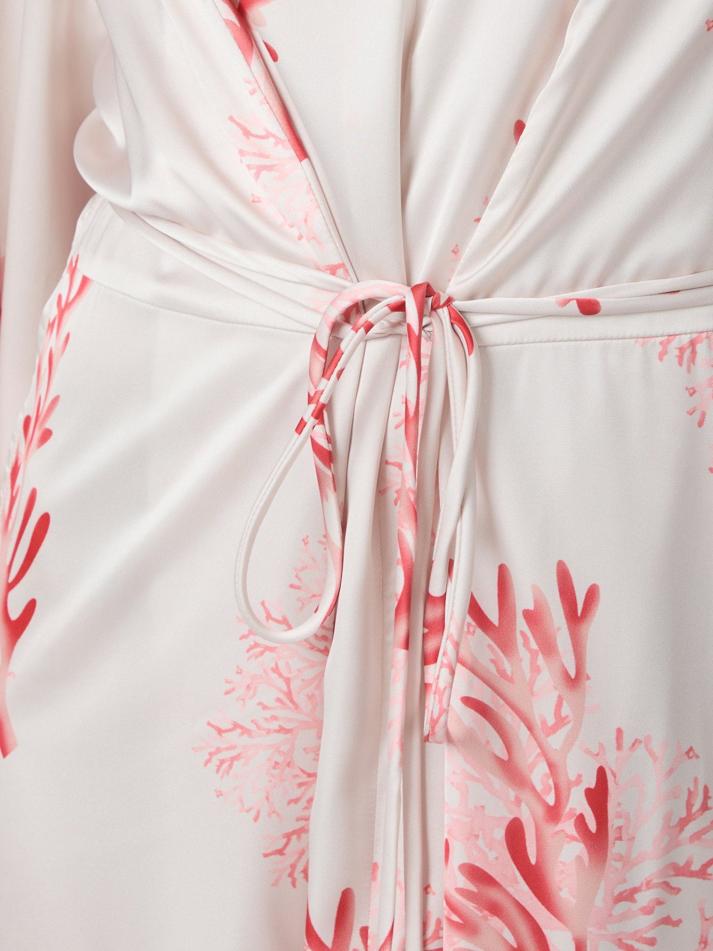 Neo Noir Shane Coral Wrap Dress