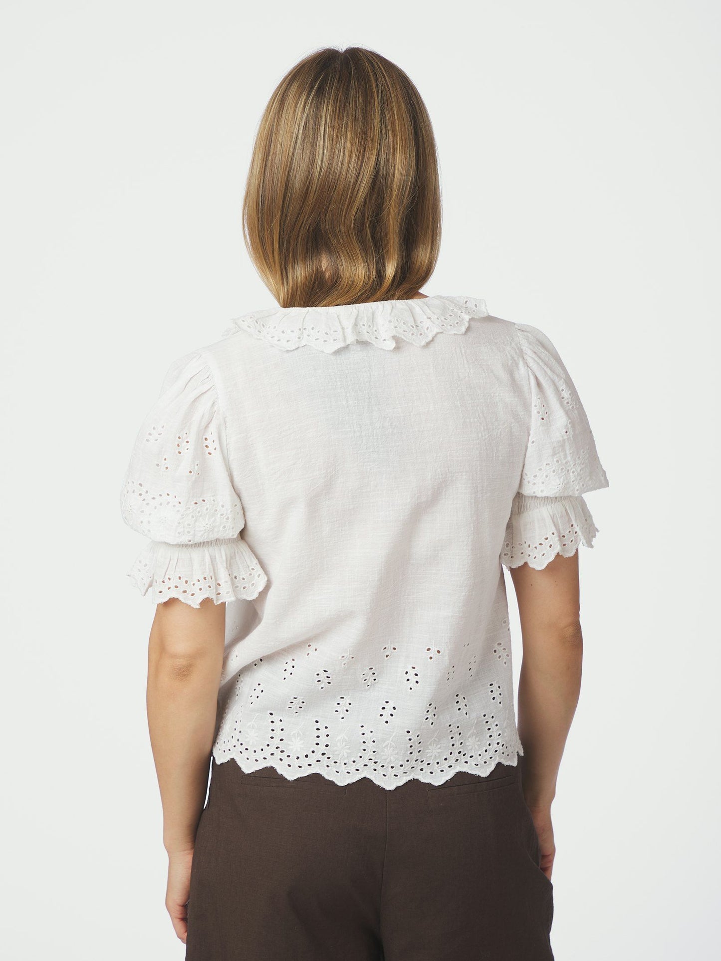 Neo Noir Talise Embroidery Blouse