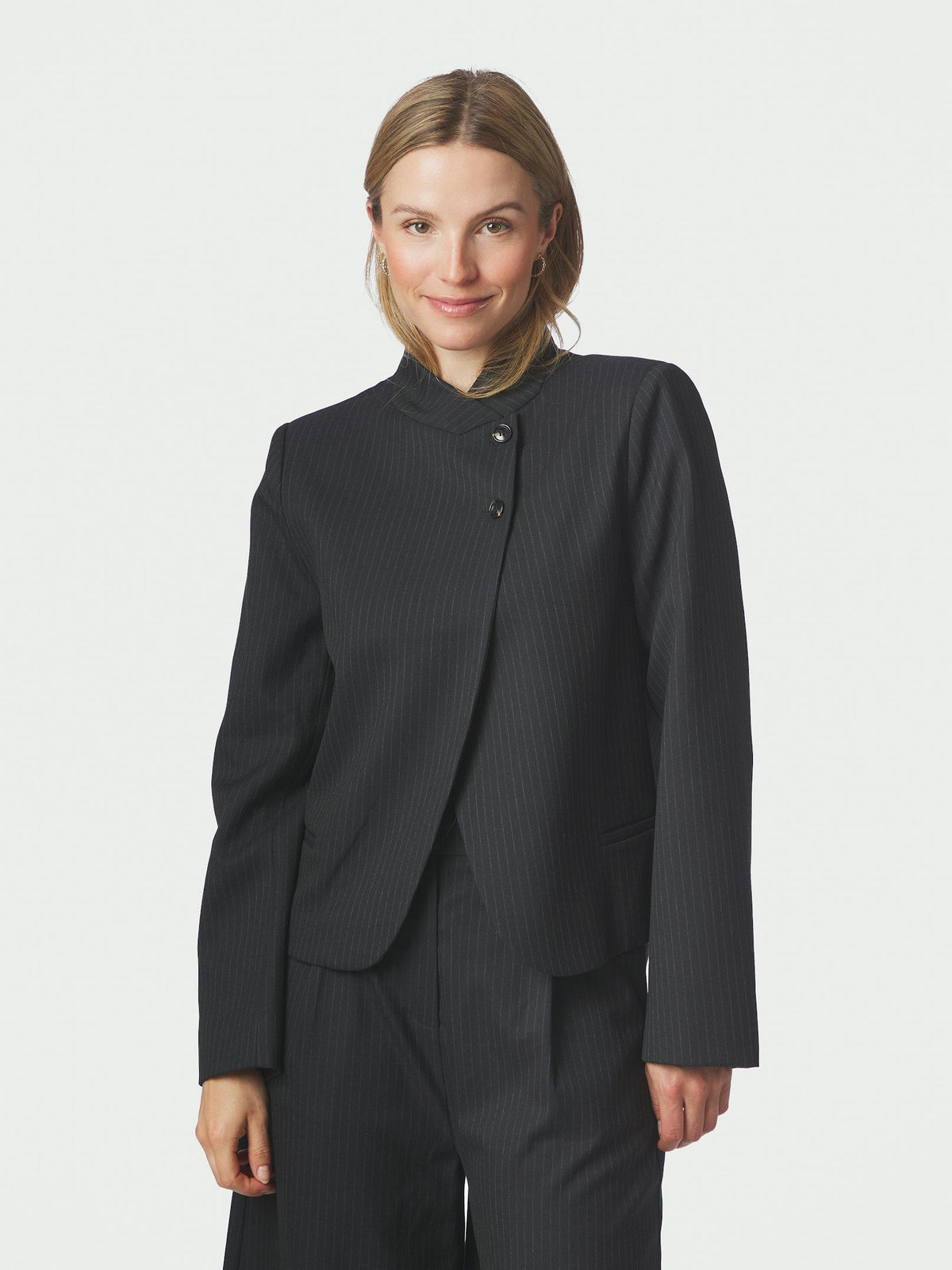 Neo Noir Tiria Pinstripe Blazer