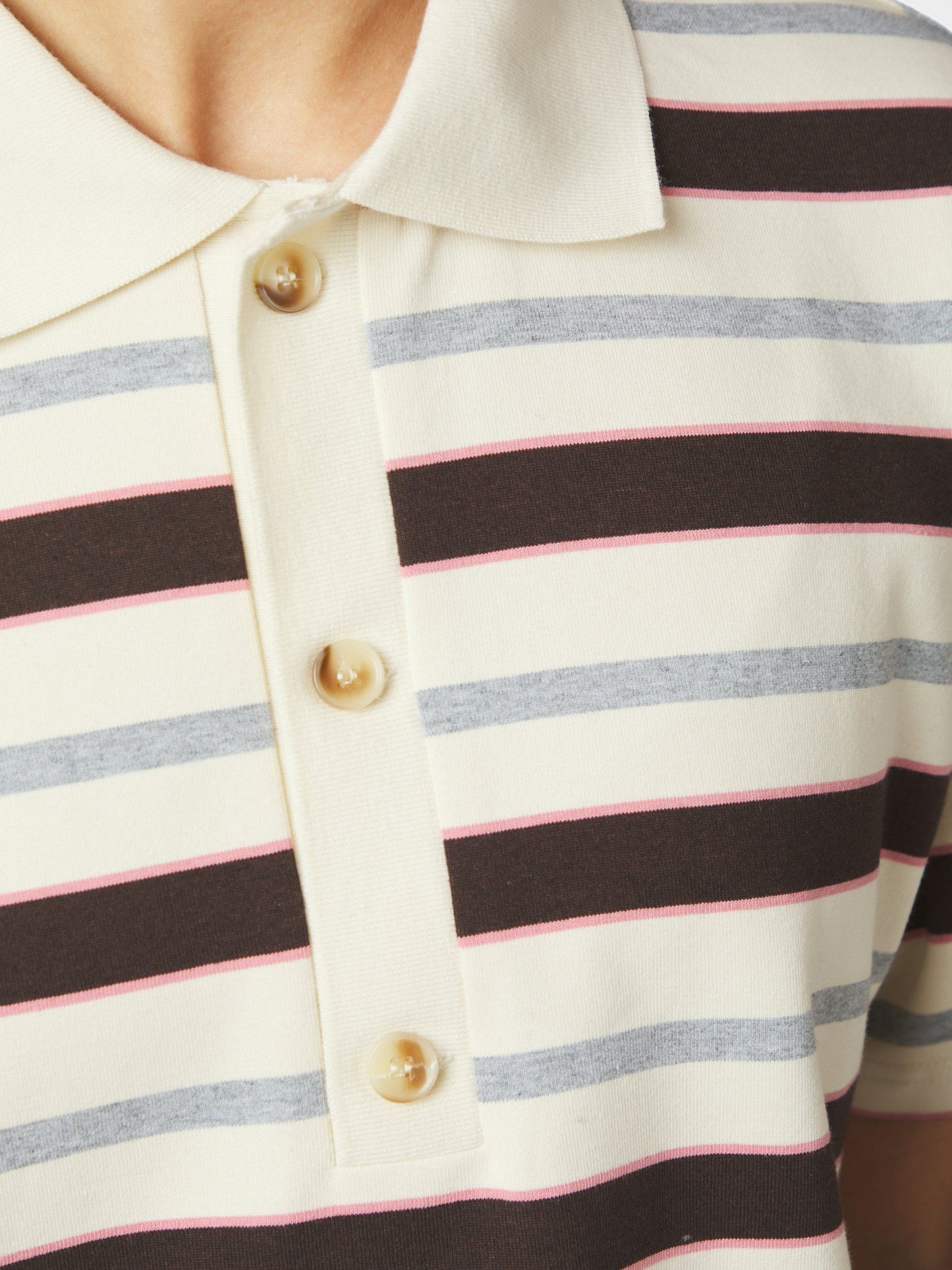 Neo Noir Vennera Stripe Polo