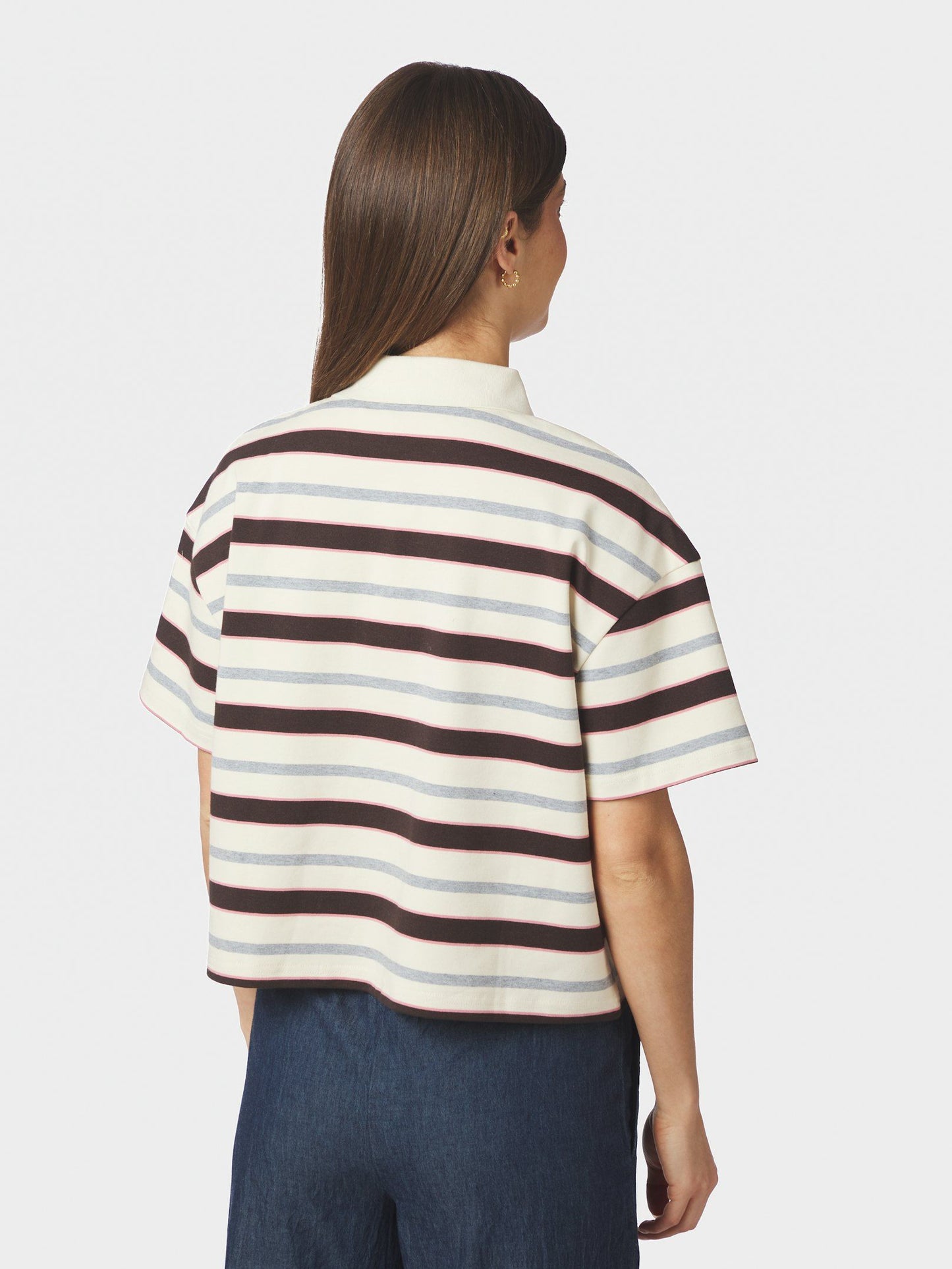 Neo Noir Vennera Stripe Polo