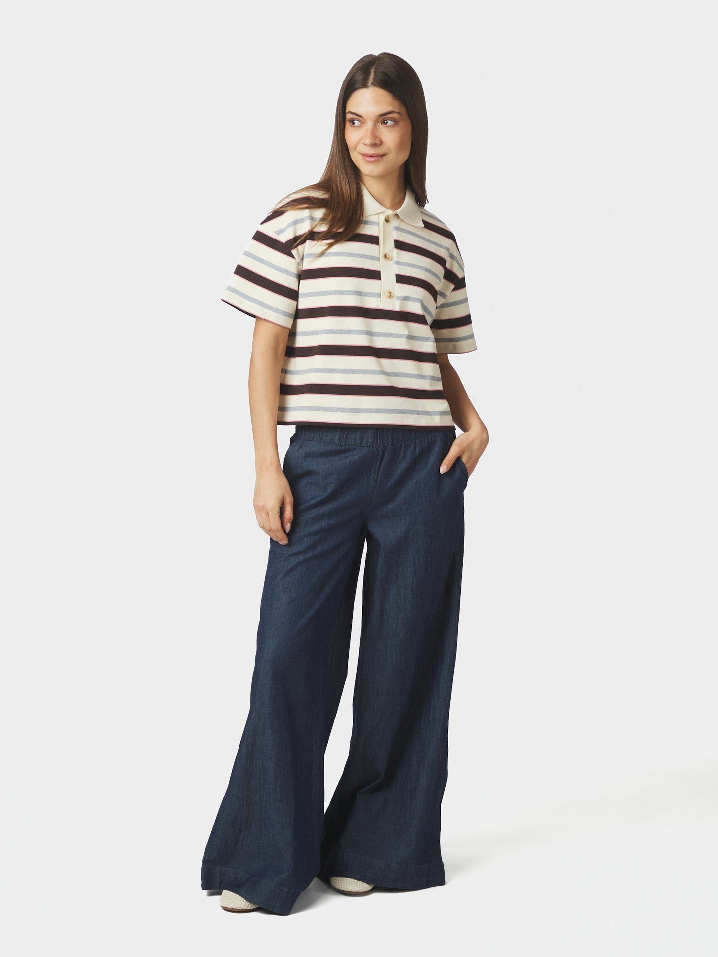 Neo Noir Vennera Stripe Polo