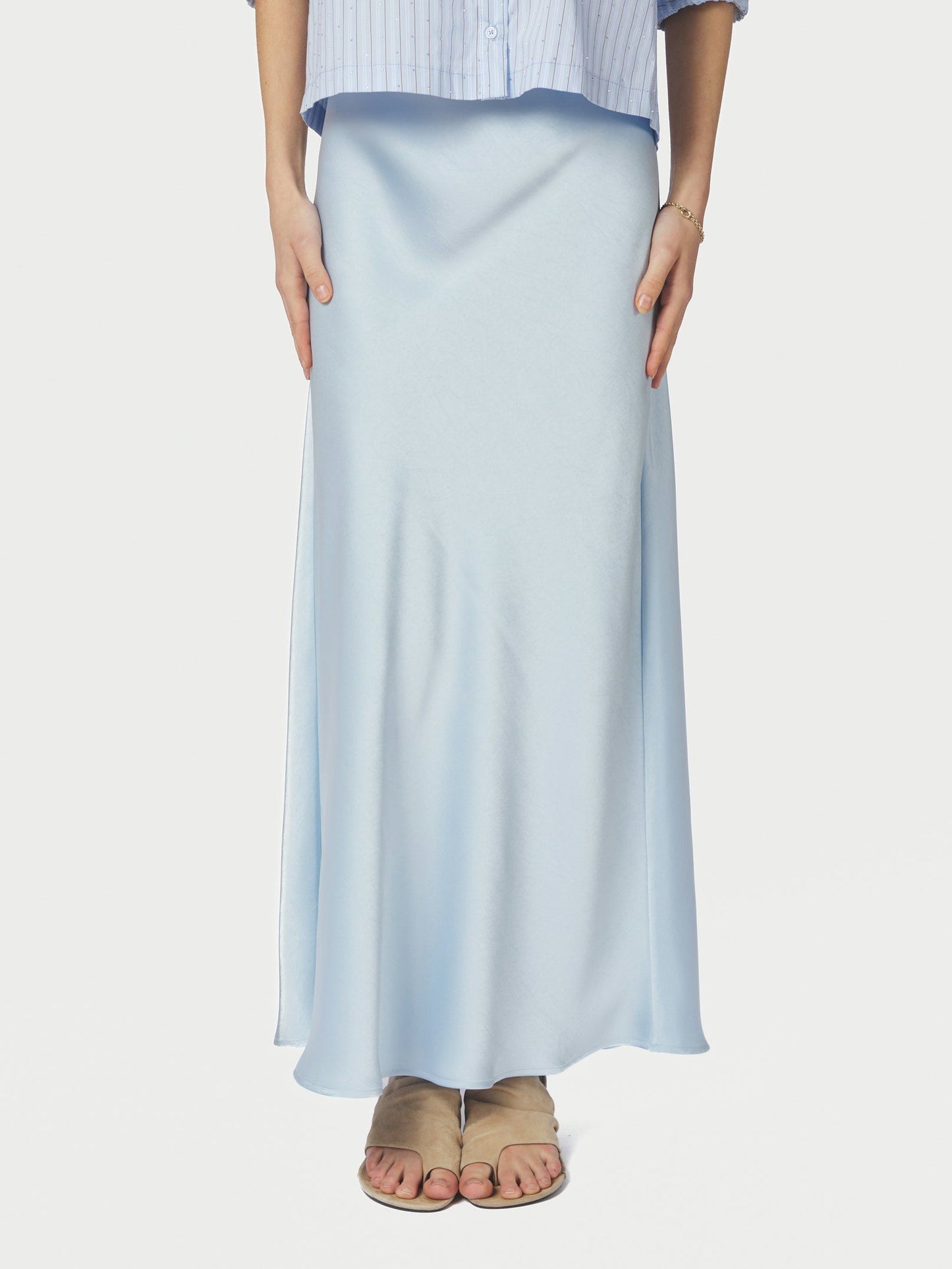 Neo Noir Vicky Heavy Sateen Skirt