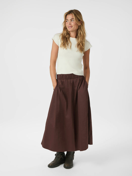 Neo Noir Yara Poplin Skirt
