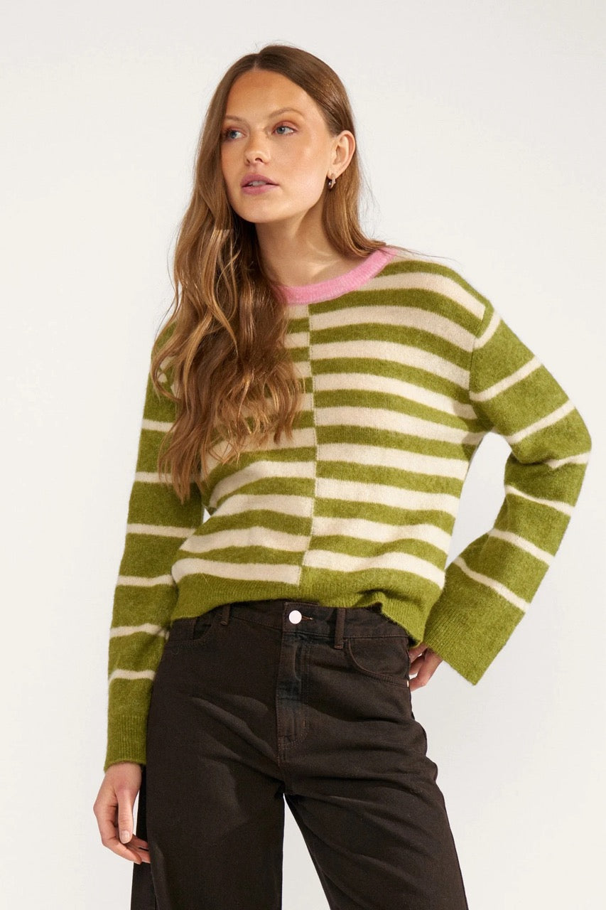 Nümph Nuriette Block Stripe Pullover