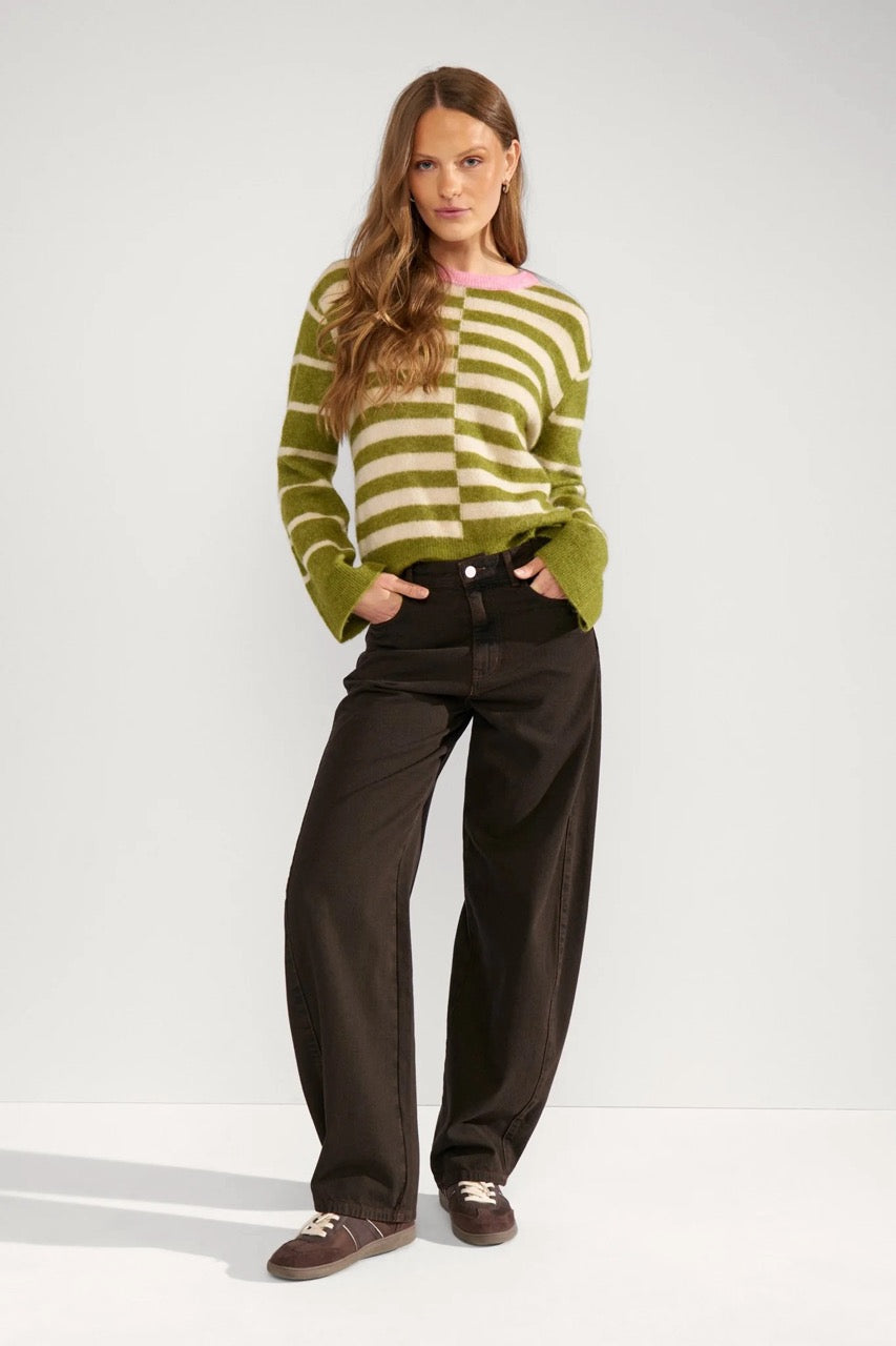 Nümph Nuriette Block Stripe Pullover