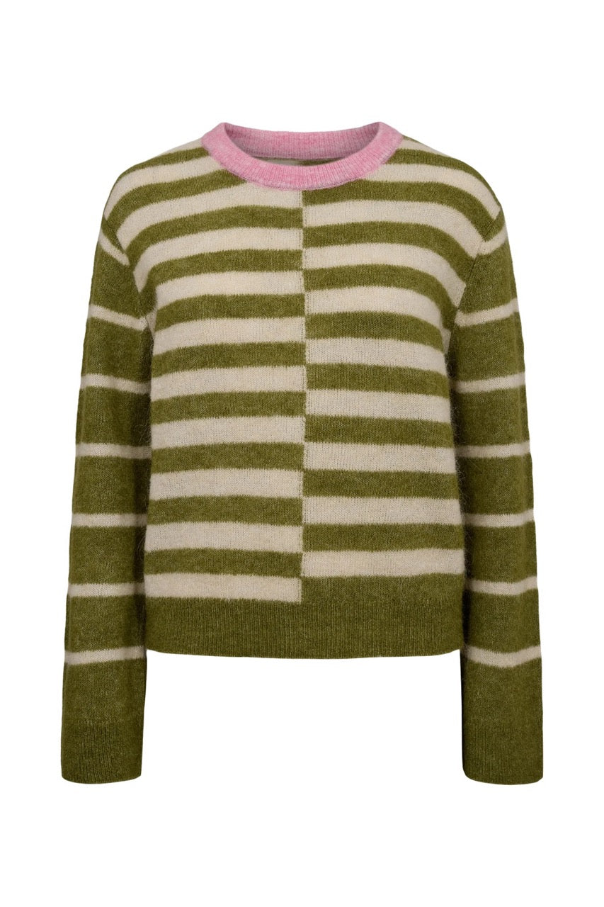Nümph Nuriette Block Stripe Pullover