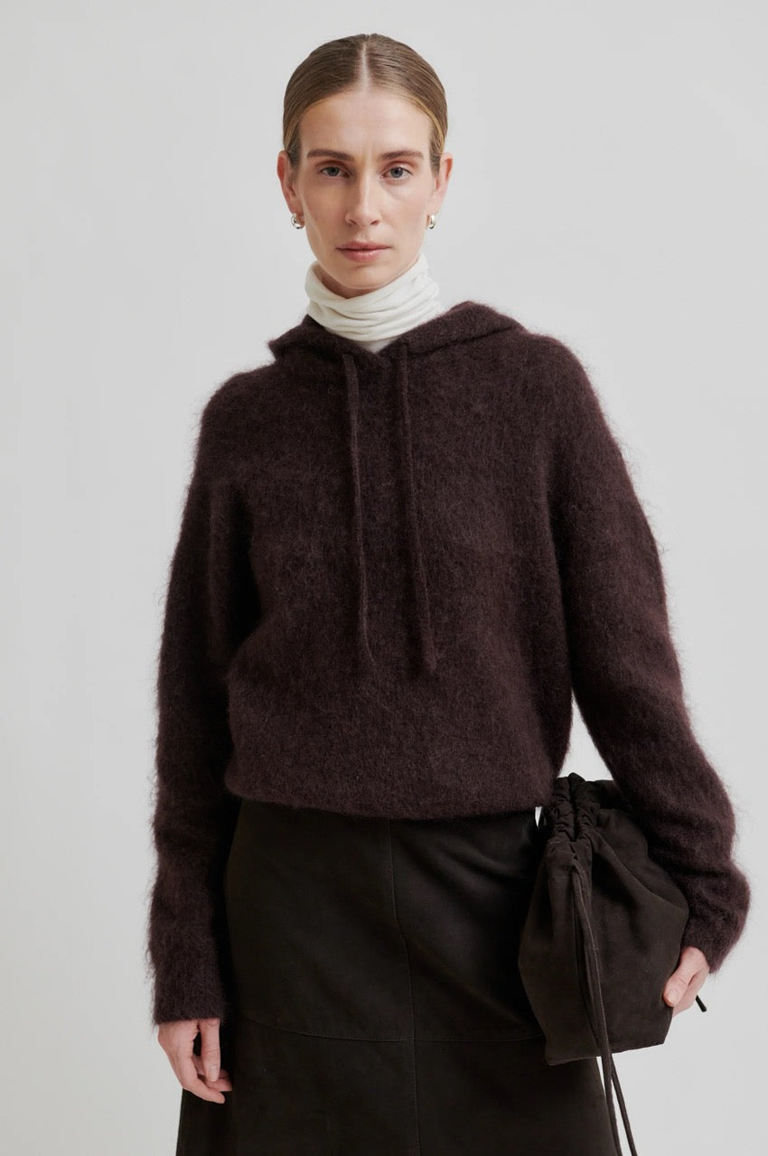 Second Female Anneleen Knit Hoodie