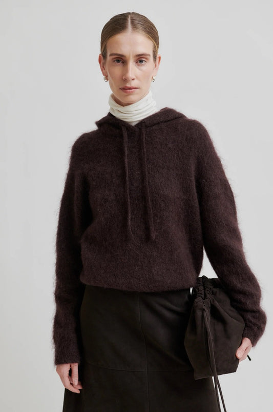 Second Female Anneleen Knit Hoodie
