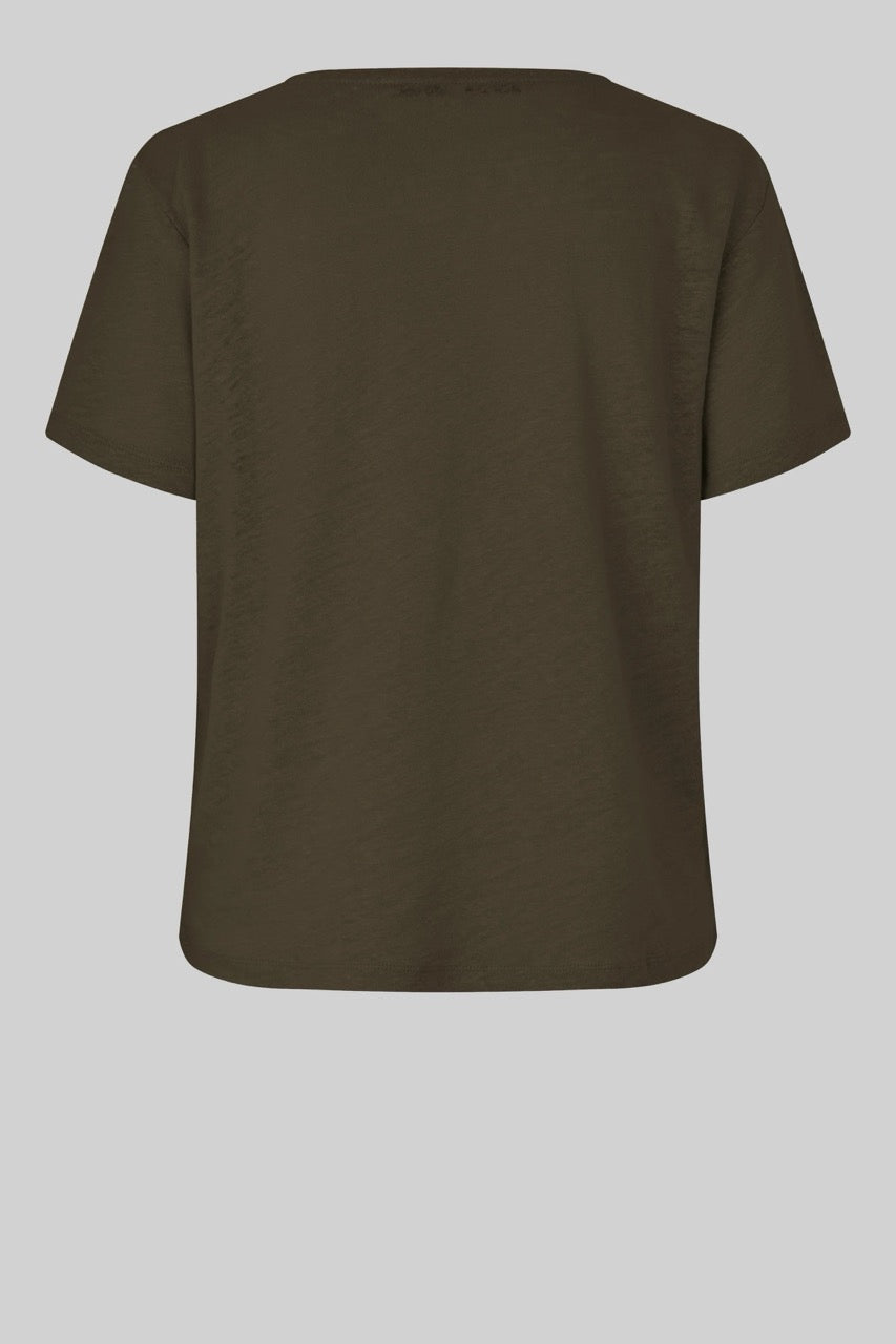 Second Female Peony O-Neck Tee