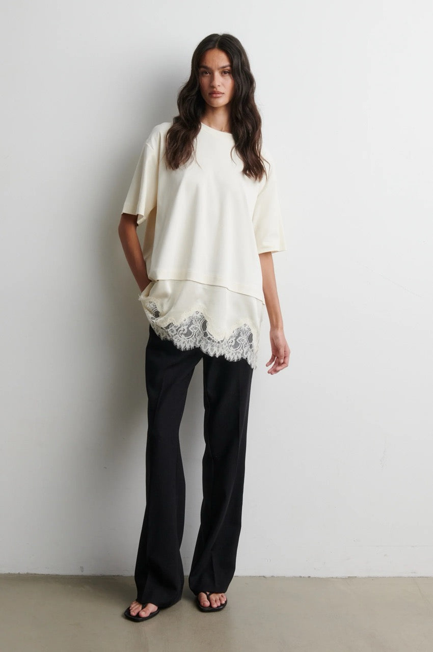 Second Female Vaccara Lace Tee