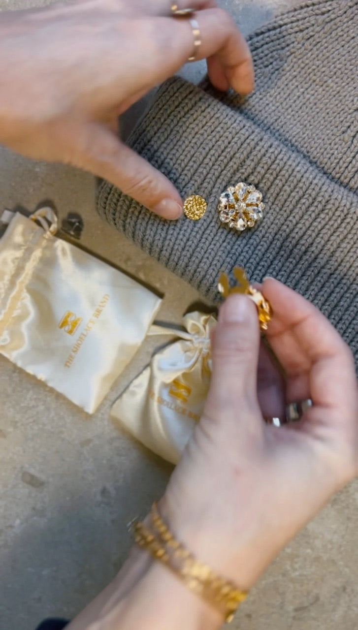 Button Charm Pin