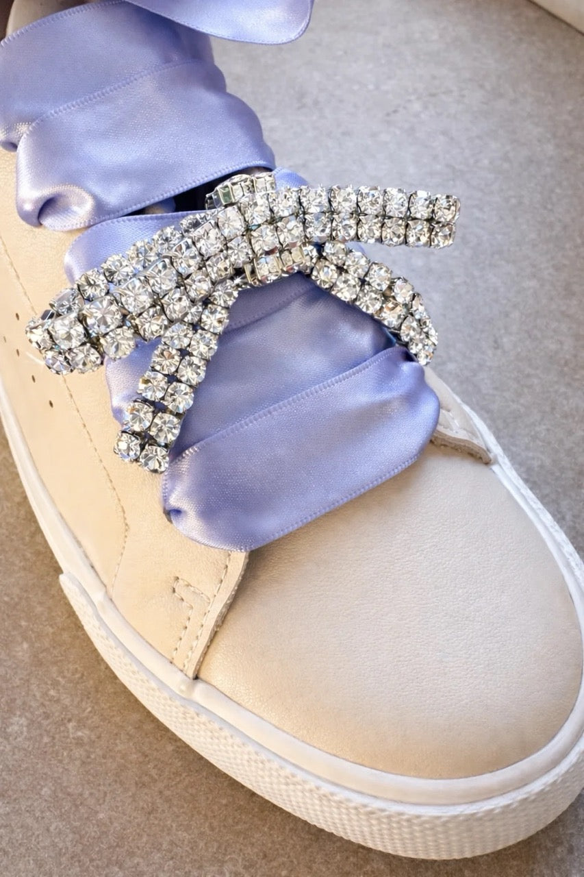 Shoelace Brand Shoe Charm Crystal Bow