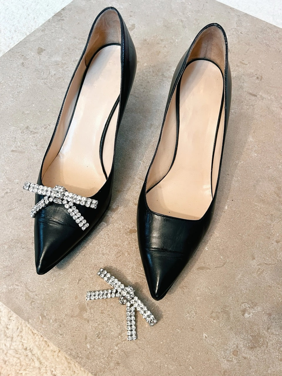 Shoelace Brand Shoe Charm Crystal Bow