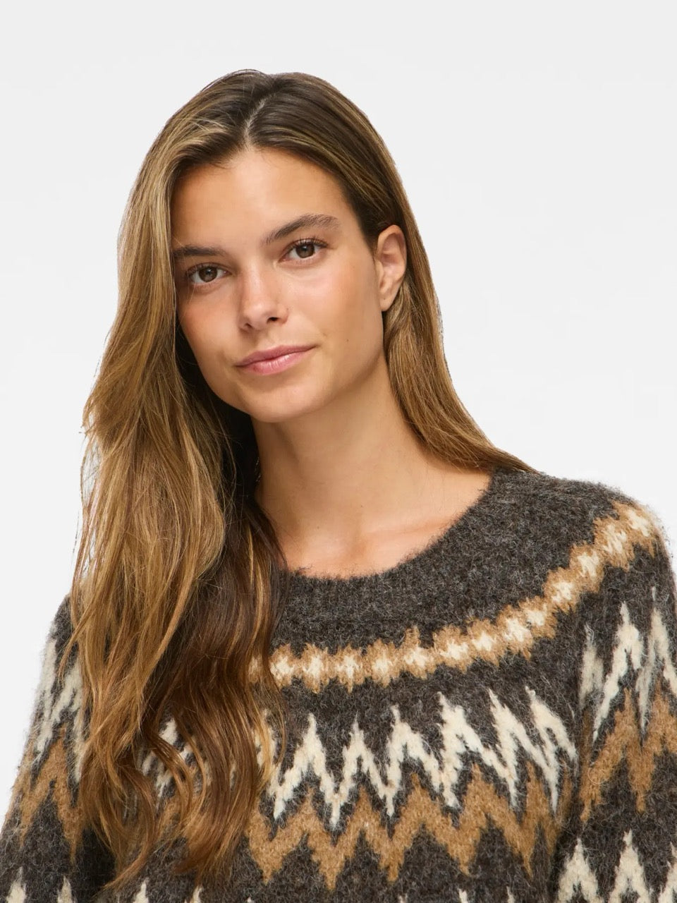 Vila Vibows Jacquard Sweater