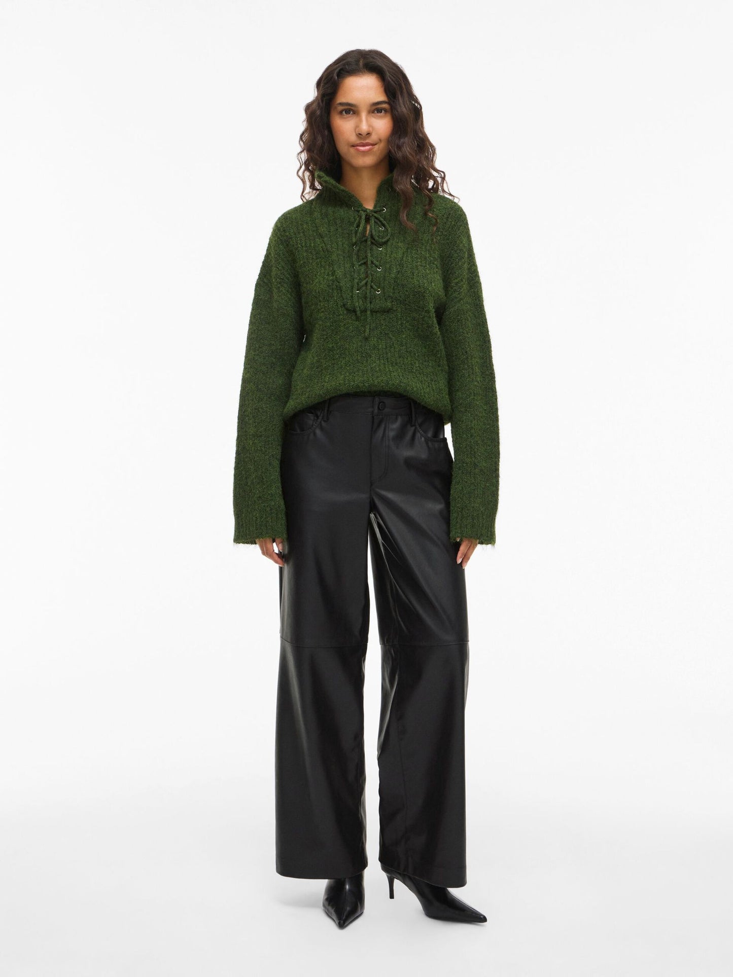 VILA Viannie Coated Pants