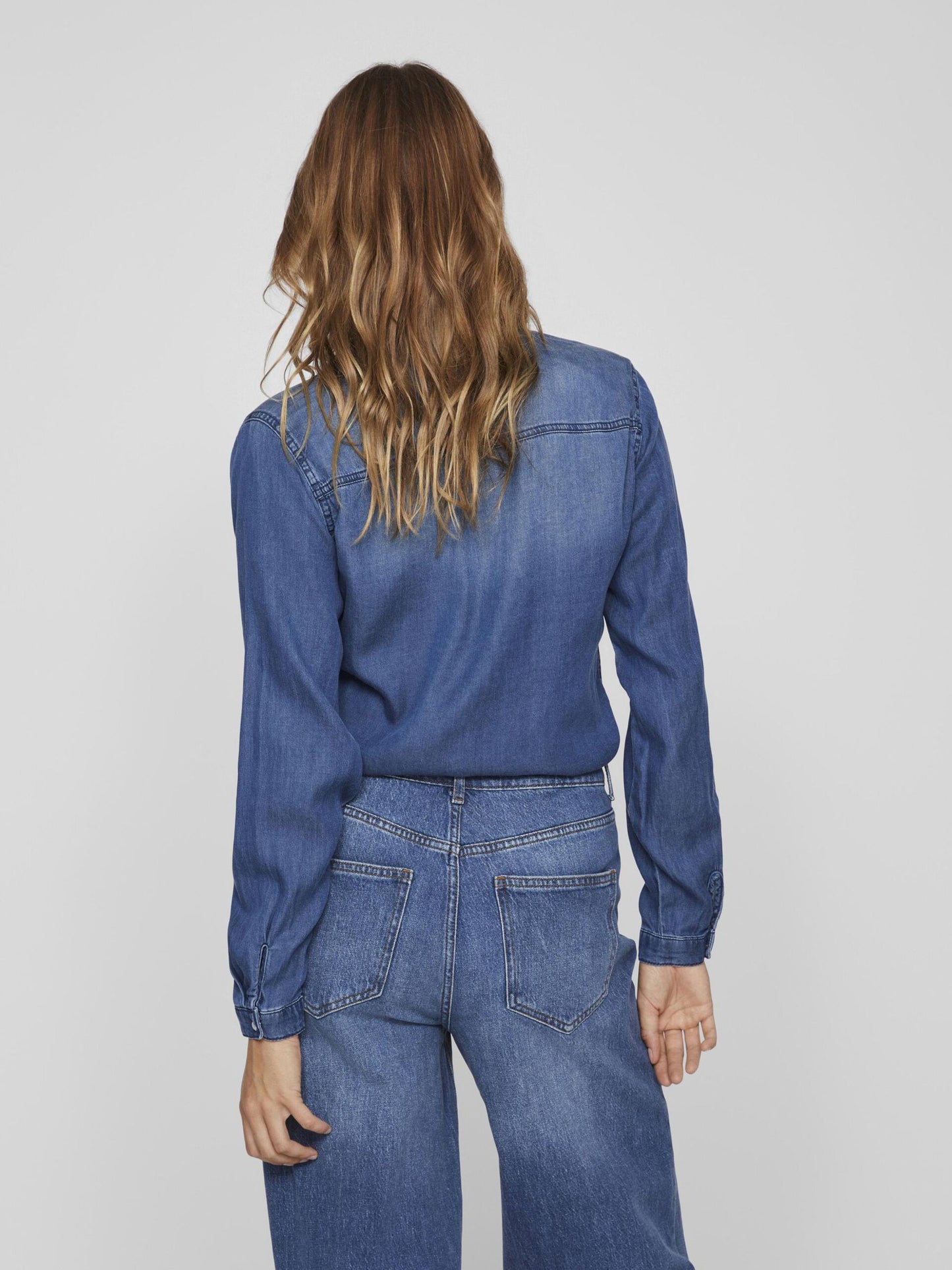 Vila Vibista Denim Skjorta