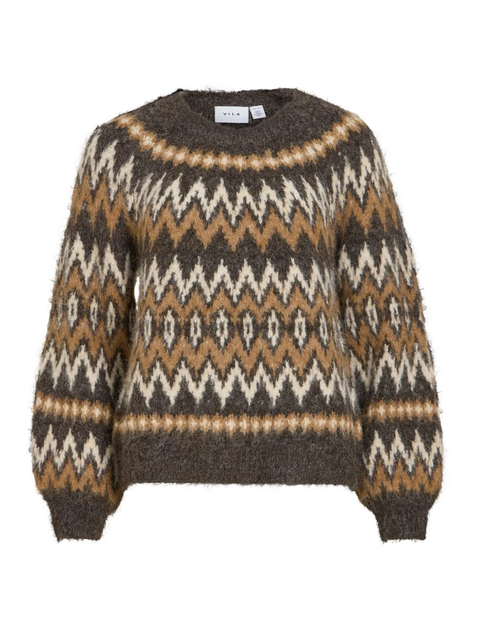 Vila Vibows Jacquard Sweater