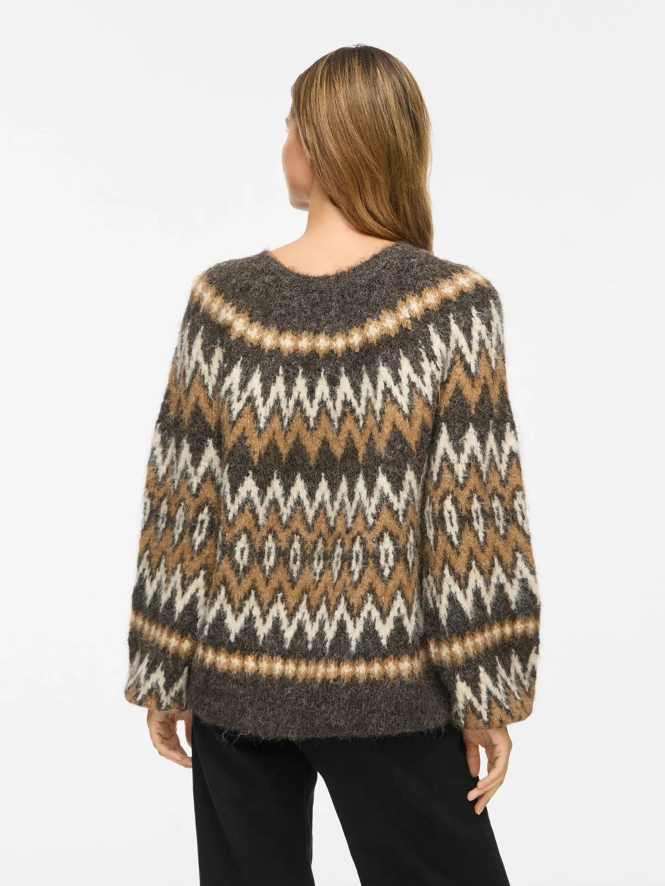 Vila Vibows Jacquard Sweater