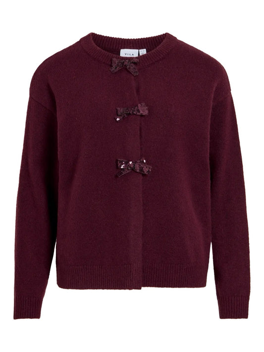 Vila Vibrianna Bow Cardigan