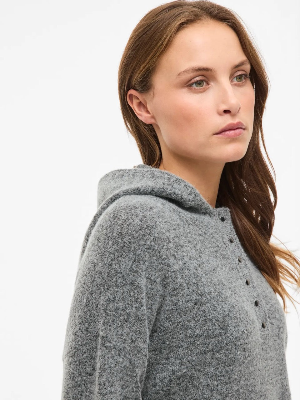 VILA Vicasti Hoodie Knit Top