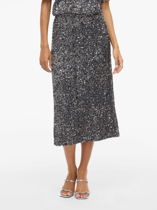 VILA Vifaith Sequin Skirt