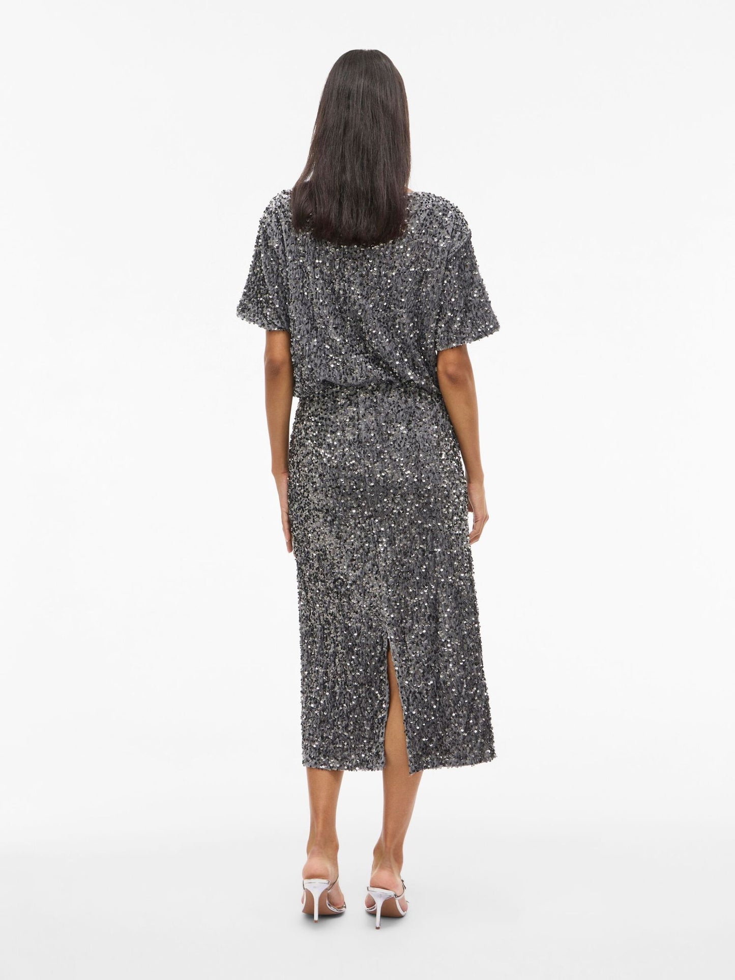VILA Vifaith Sequin Skirt