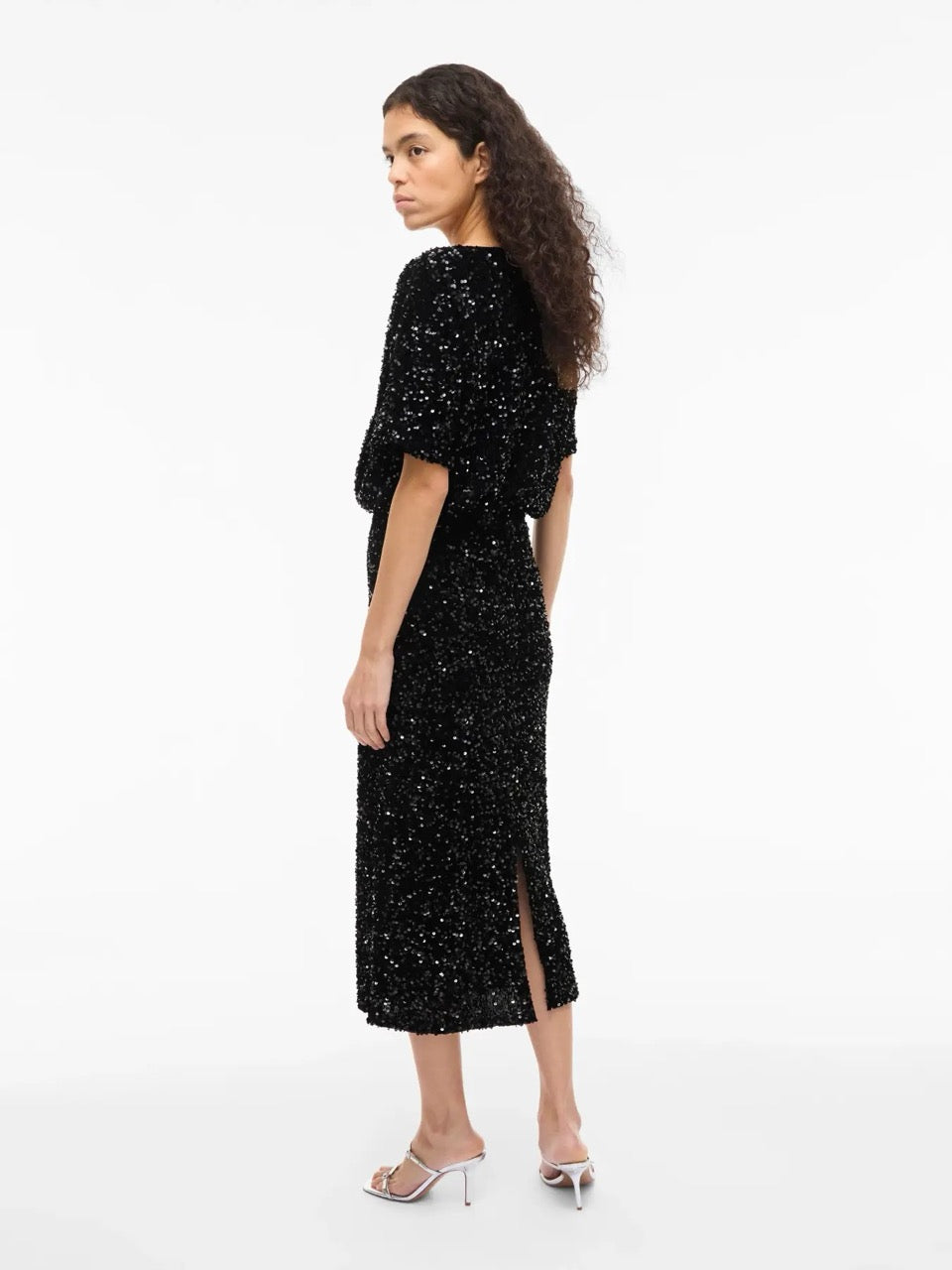 Vila Vifaith Sequin Skirt