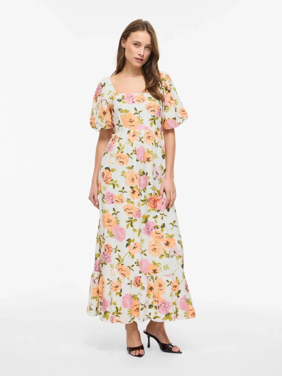Vila Viflola Square Neck Dress