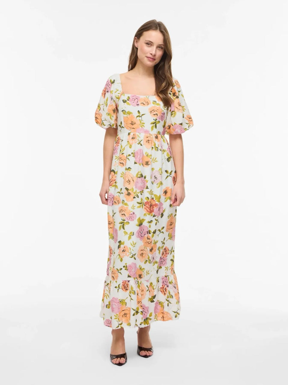 Vila Viflola Square Neck Dress
