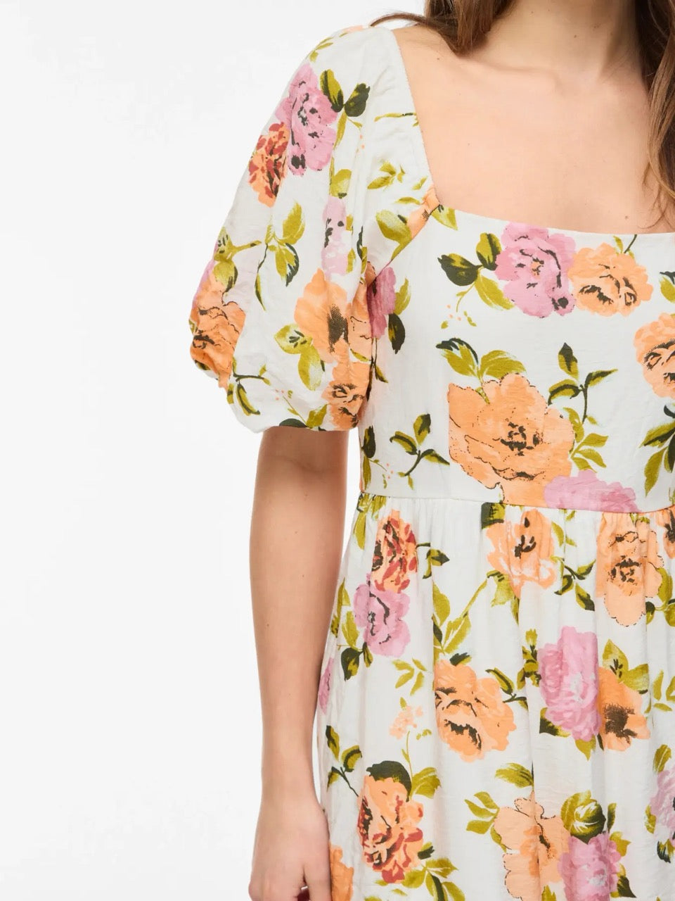 Vila Viflola Square Neck Dress