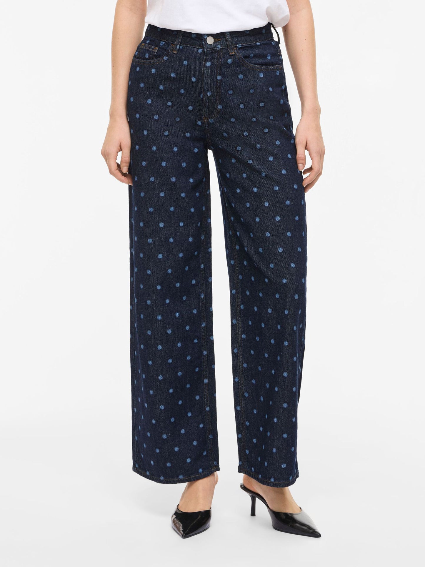 Vila Vifreya Wide Dot Jeans