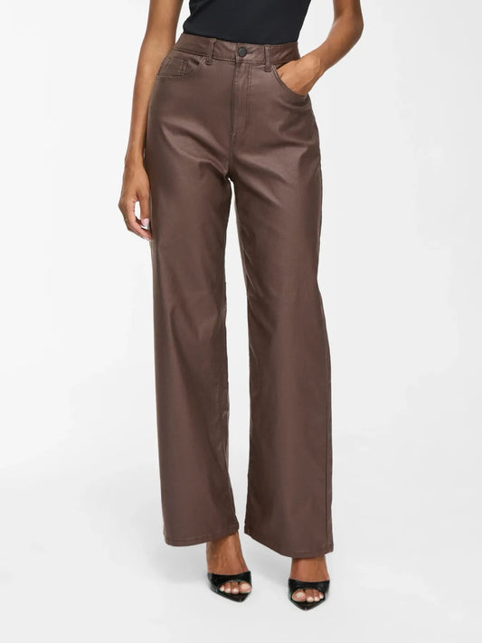 Vila Vifreya Coated Jeans