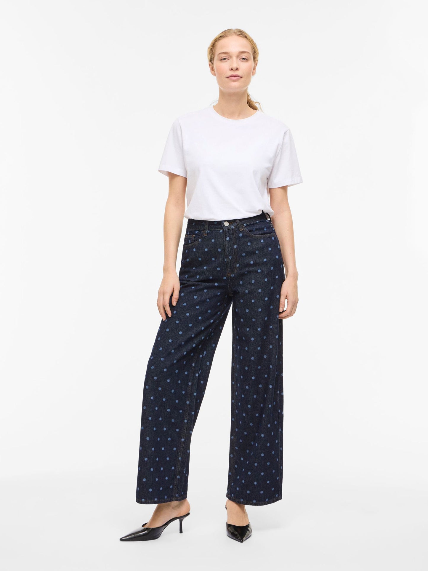 Vila Vifreya Wide Dot Jeans