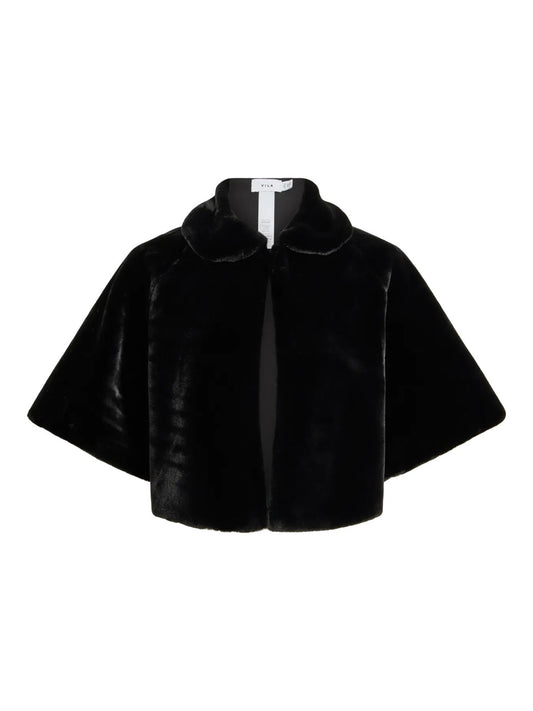 Vila Vifully Faux Fur Cape