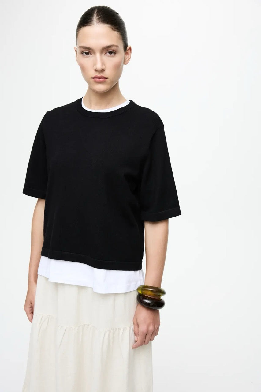 Vimalu O-neck Knit Top